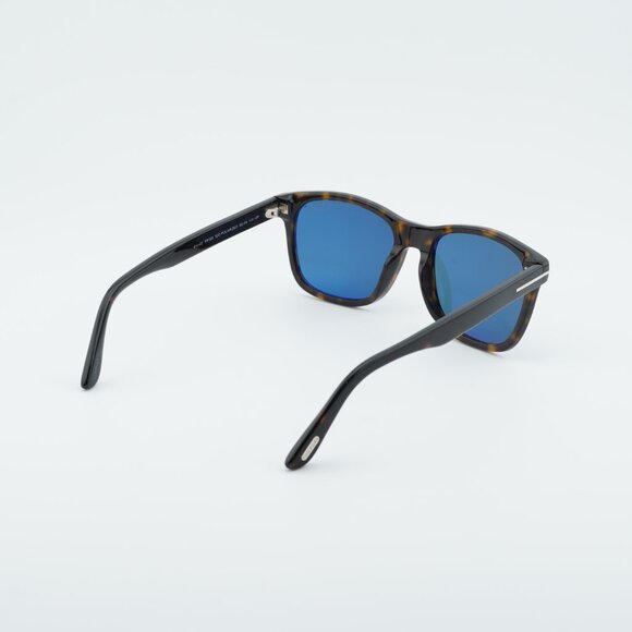 Tom Ford Eric-02 FT0595 52D Sunglasses Havana Square Frame, Polarized Lenses - Picture 4 of 9